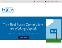 Tablet Screenshot of agentsequity.com
